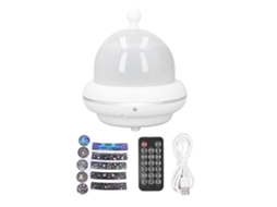 Projetor de luz noturna estrela, com controle remoto, música Bluetooth, timer, múltiplos padrões, USB S/MARCA
