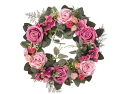 Rosa Garland Artificial para Decoração LAXISCREED