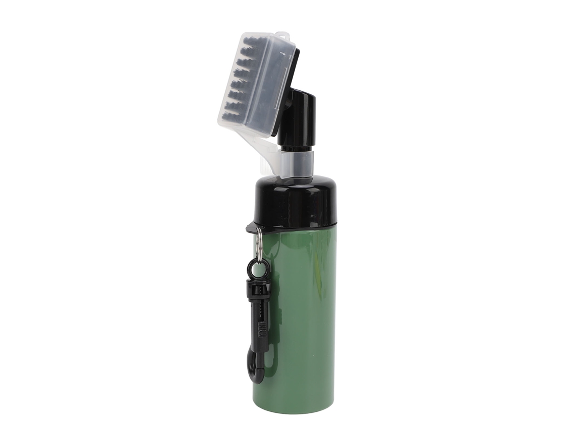 Club Cleaning Brush Professional Efficient Press Type 120ml Large Capacity Water Bottle Portable Club Groove Cleaner Green LAXISCREED