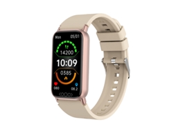 Smart Watch Tk72 Temperatura de Açúcar no Sangue Frequência Cardíaca Saudável Pressão Arterial Feminina Amarelo GODTVAGT
