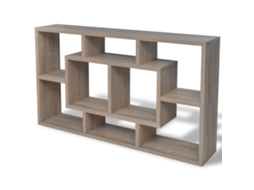 Wall Mounted Shelf, Wall Mounted Shelves Vidaxl Marrom Madeira Processada (n/a)