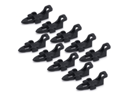 Conjunto de 10 Porta Anzóis para Vara de Pesca