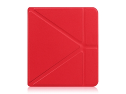 Lurelia Capa Ereader Para Kobo Libra 2 2021, 7 Polegadas, Vermelho, Design Fino