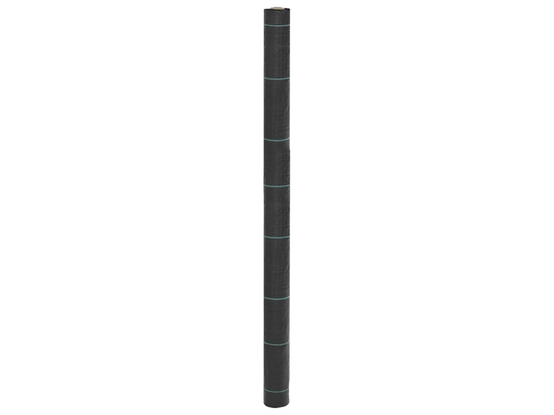 Vidaxl Tela Para Ervas Daninhas 1,5x200 M Pp Preto