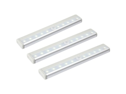 2026 luz Noturna com Sensor de Movimento 10 Led Infravermelho Auto Bateria para Armário Corredor