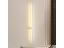 Nettlife Candeeiro De Parede Led Interior 60 Cm Moderna Design Branco Quente 3000 K Pivotante, Regulável, Orientável, Para Uso Diário