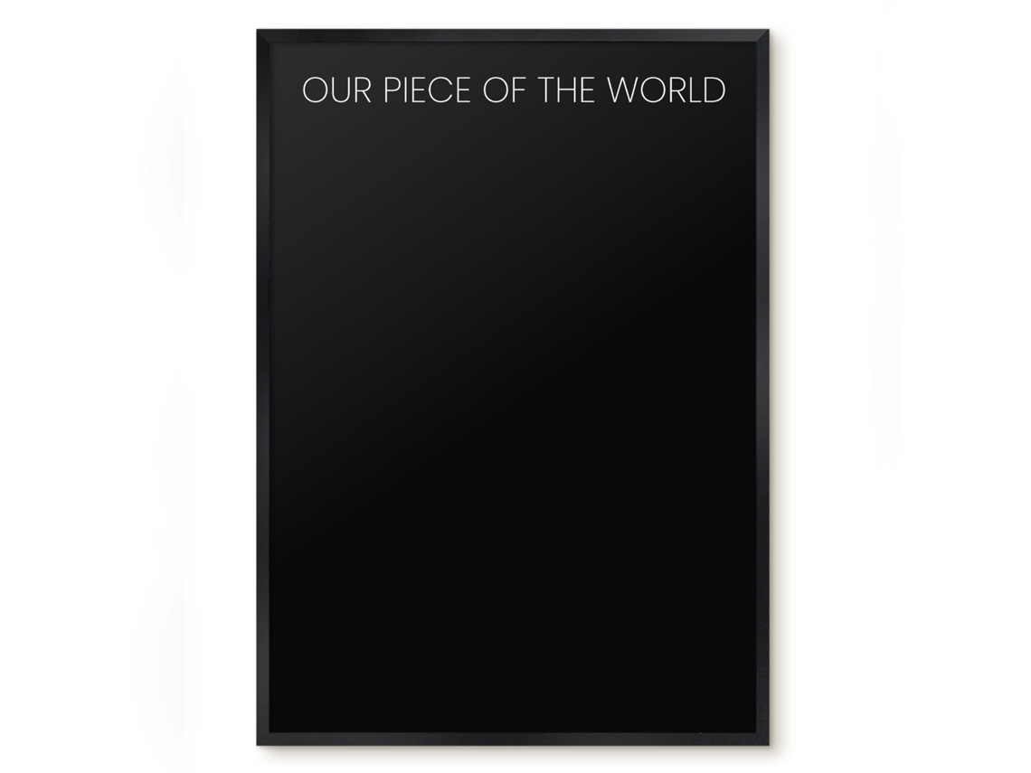 Magnetic Wall Board Our Piece Of The World For The Office Espelharte (50x70 Cm)