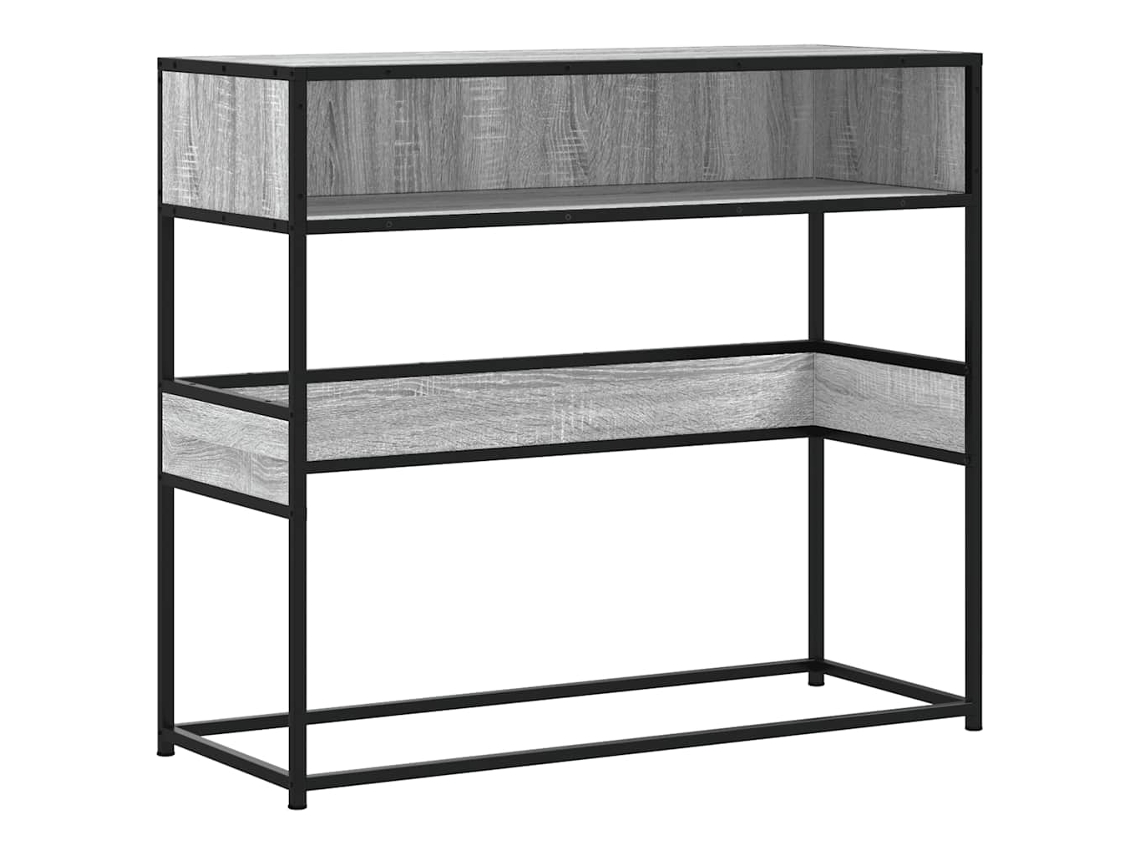 Console Table, Console Tables Vidaxl Cinzeto Madeira Processada (n/a)