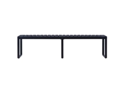 Maison Exclusive - Banco De Jardim 180 Cm Placa De Ps Preto