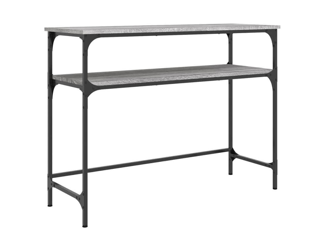 Console Table, Console Tables Vidaxl Cinzeto Madeira Processada (n/a)