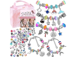Kit de pulseiras YURU, 85 peças, com pingentes e contas, presente para meninas e adolescentes