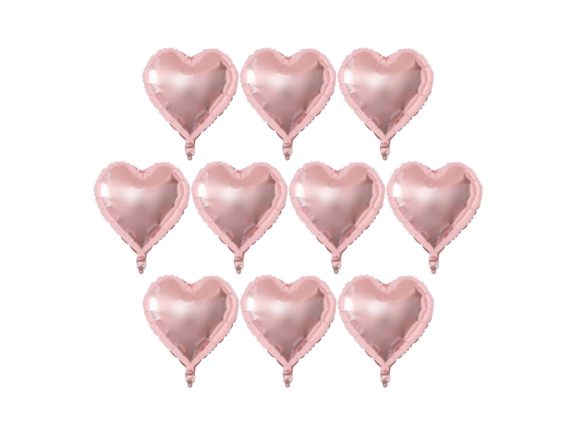 Balão Em Forma De Coração De 18 Polegadas (rosa Dourado) Eoocoo