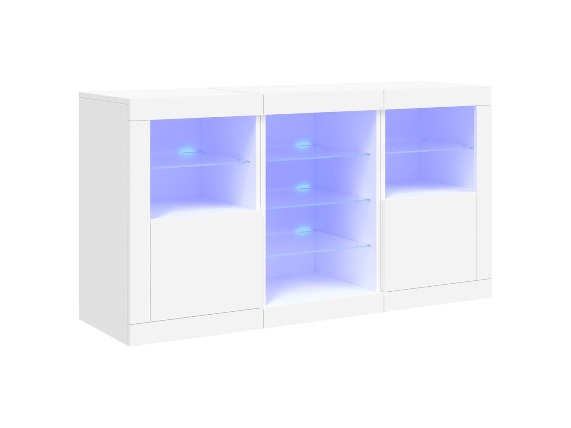 Sideboard, Sideboards Vidaxl Branco Madeira Processada (n/a)