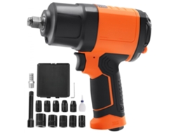 Conjunto De Chaves De Impacto Pneumáticas 1/2” Com Torque Até 2000 Nm E Acessórios Profissionais Tekmaquinas