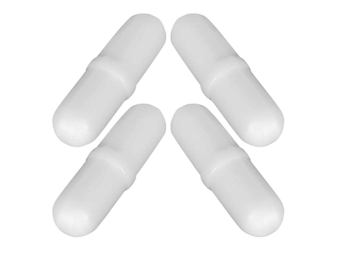 Conjunto De 4 Barras Magnéticas Brancas Para Misturar Ingredientes Em Copos.