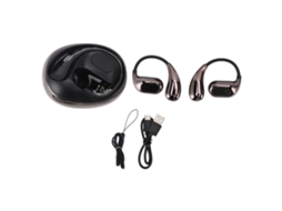 Fones De Ouvido Bluetooth 5.4 Tradutor Em Tempo Real 144 Idiomas Redução De Ruído Ai Translator Earbuds Preto