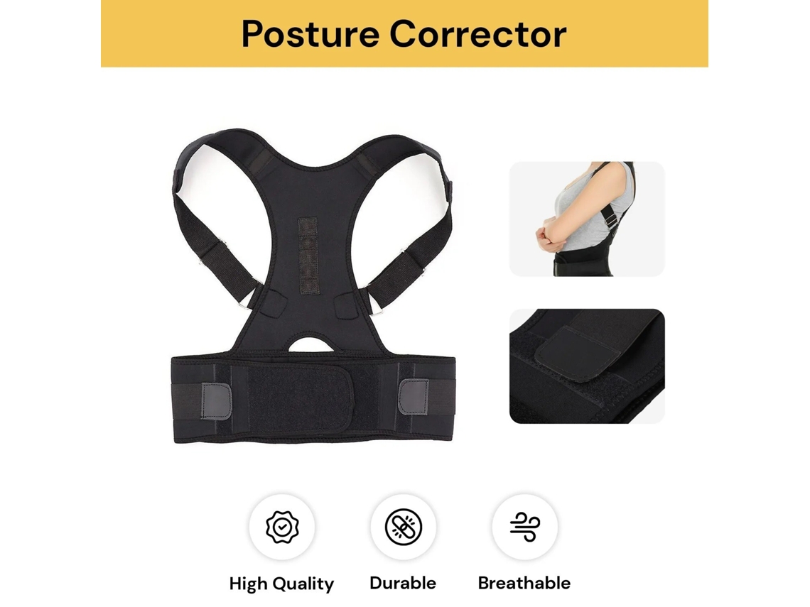 Corretor De Postura Feminino E Masculino, Suporte Para Costas Retas E Clavícula, Cinta-m SUNNY SPACES