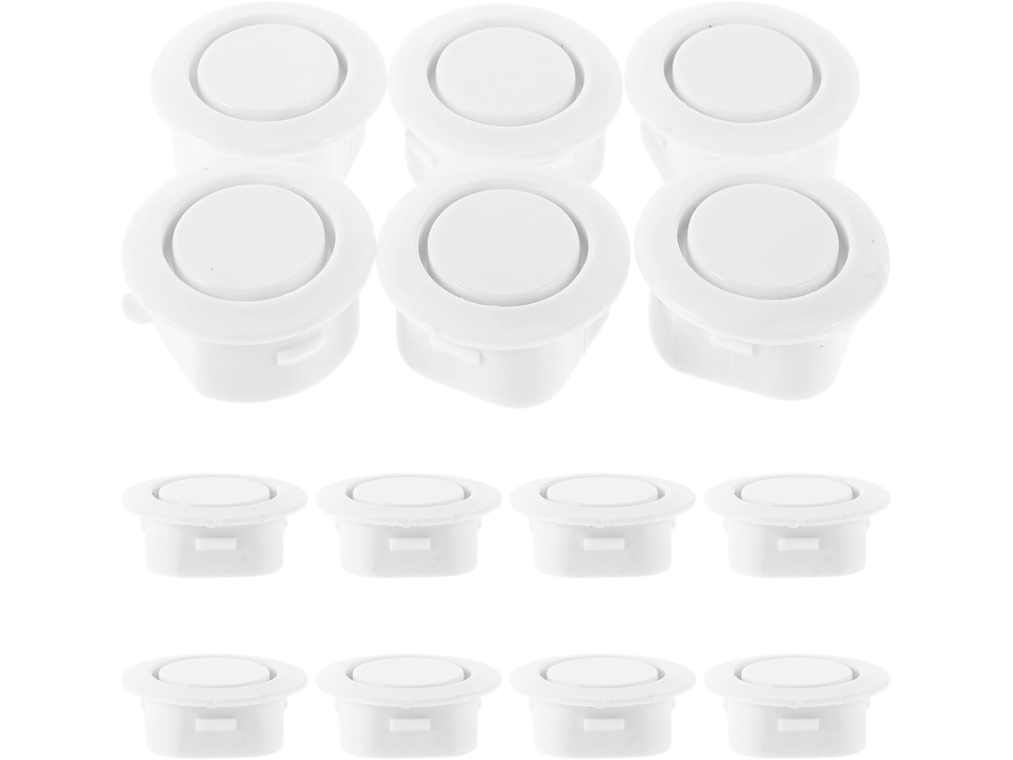 Kit com 20 protetores de para-choque para carro, protetores com furos grandes para carros.