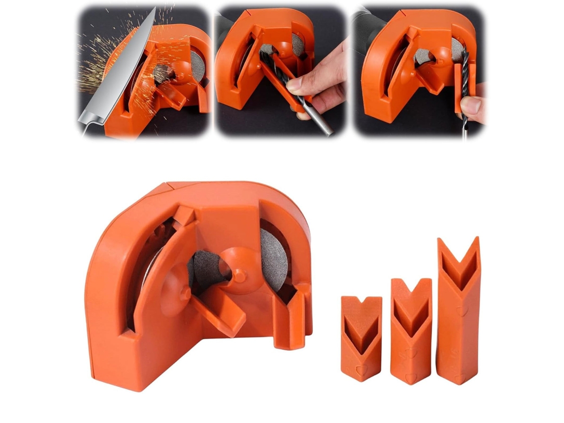 Amolador De Brocas Para Todos Os Tipos De Brocas, Multiuso, Aço De Alta Velocidade, Para Alvenaria, Carburo, Cobalto E Estanho.