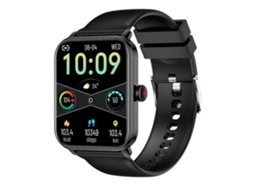 Relógio inteligente Ny39 de 1,83 polegadas com chamadas Bluetooth, monitoramento de frequência cardíaca e sono, à prova d'água e bicicleta esportiva
