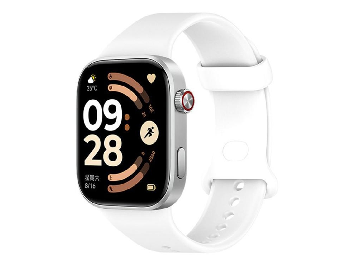 Bracelete para Xiaomi Band 9 Pro / 8 Pro Silicone Respirável Cor Sólida Branca XIAOMOYU