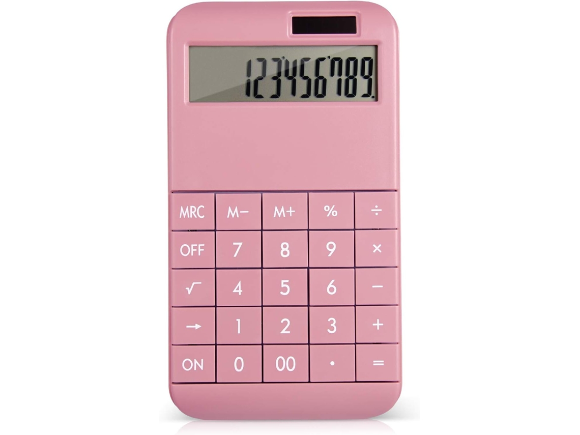 Calculadora Básica Padrão de Mesa com 12 Dígitos e Visor Grande BRILVIBERA