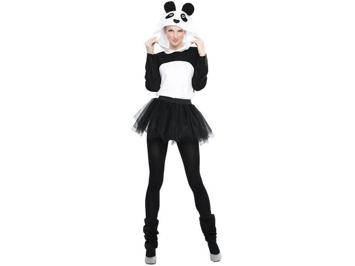 Fato de Mulher DISFRAZZES Panda Com Tutú (Tam: M/L)