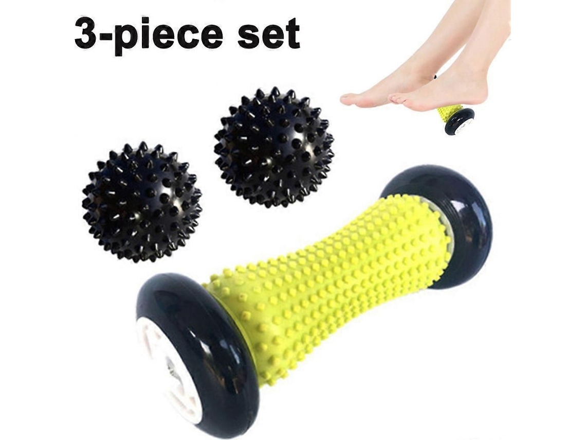Conjunto De Rolos De Massagem Para Os Pés Com 3 Níveis De Dureza Diferentes.