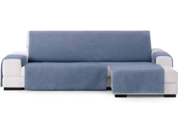 Capa de Chaise Longue Direita EYSA Prática Premium Valeria Tecido Elástico (240 x 80 x 220 cm - Poliéster e Algodão - Azul)