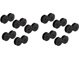 Conjunto De 10 Bobinas Duplas De Reposição Para Máquinas De Escrever, Compatíveis Com A Maioria Das Gokoco