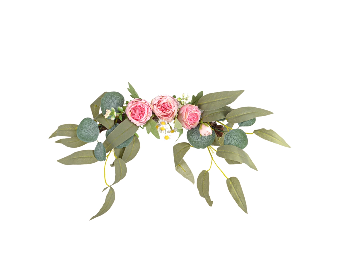 Laxiscreed Moldura Floral De Peónia Para Decoração De Interior E Casamentos