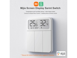 Aetheria interruptor Inteligente Xiaomi Mijia com Sensor de Temperatura e Umidade Controle Remoto App 220v
