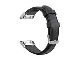 Pulseira De Relógio Lurelia Para Garmin Fenix 6s / Fenix 7s Óleo Cera Couro De Bezerro Preto