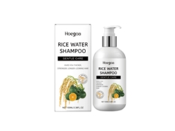 Shampoo de Arroz Hoegoa para Massagem e Limpeza Profunda do Cabelo Liso LAXISCREED