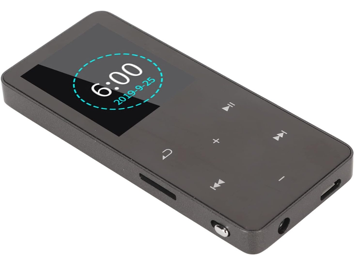 Leitor De Mp3 Multifuncional Com Tela 1, 8 Polegadas, Rádio Fm E Leitor De Música Mp4 Para Esportes Caminhadas