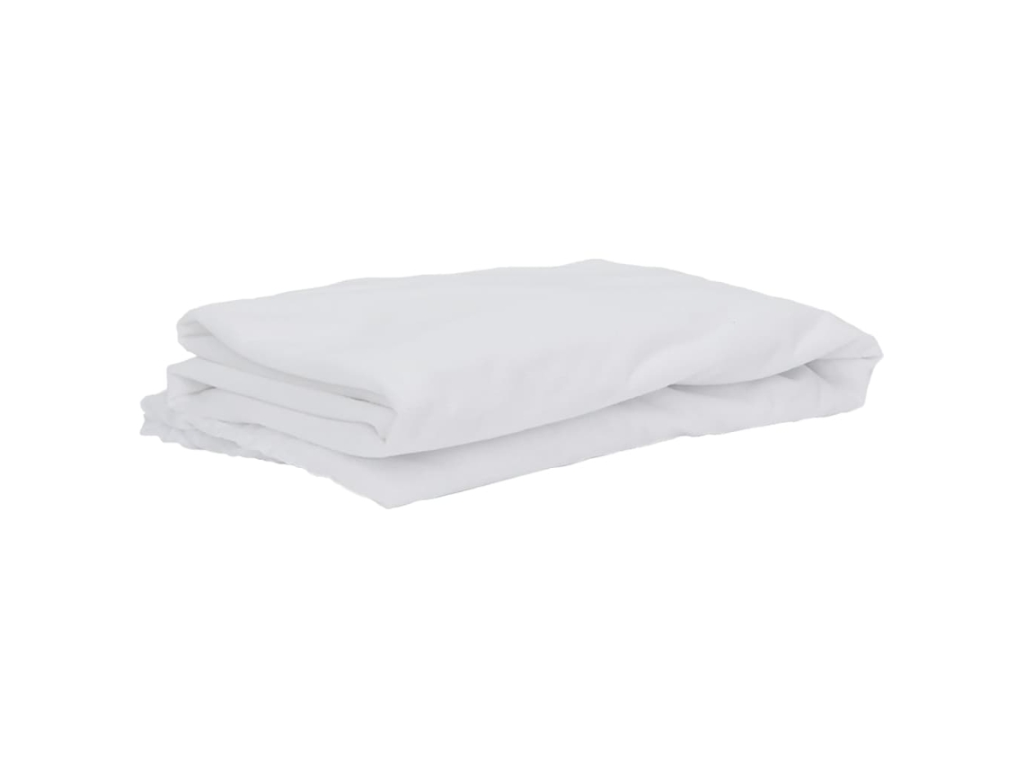 Mattress Protector, Mattress Protectors Vidaxl Branco Tecido (120 X 200 Cm)