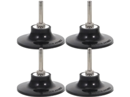 Conjunto De 4 Suportes Para Discos Lixa 69 Mm, Adaptadores Roll Lock