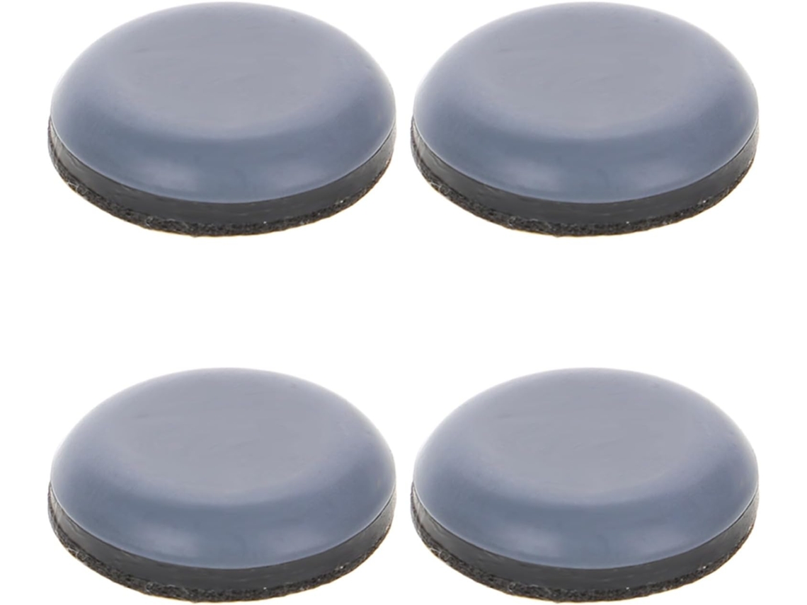 Conjunto De 4 Deslizadores Teflon Para Móveis, Cadeiras E Eletrodomésticos, Protetores Para Pisos De Madeira E Vinil Em