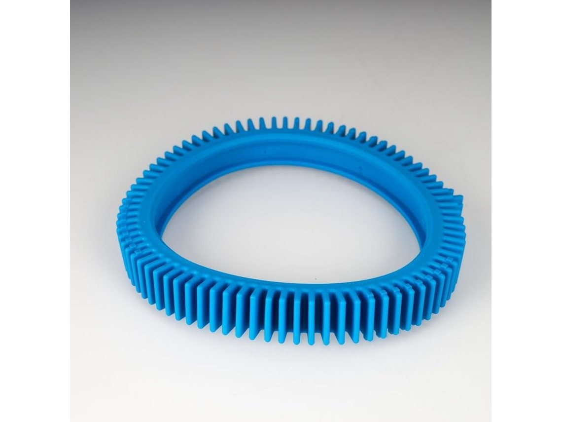 Pneu com ranhura e prego para robô de piscina Victor, 2 rodas, azul | S/MARCA