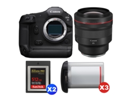 Eos R1 + Rf 85mm F/1.2 L Usm + 2 Sandisk 512gb Extreme Pro Cfexpress Type B + 3 Canon Lp e19 + Ebook “20 Dicas para Fotos Que Impressionam” CANON