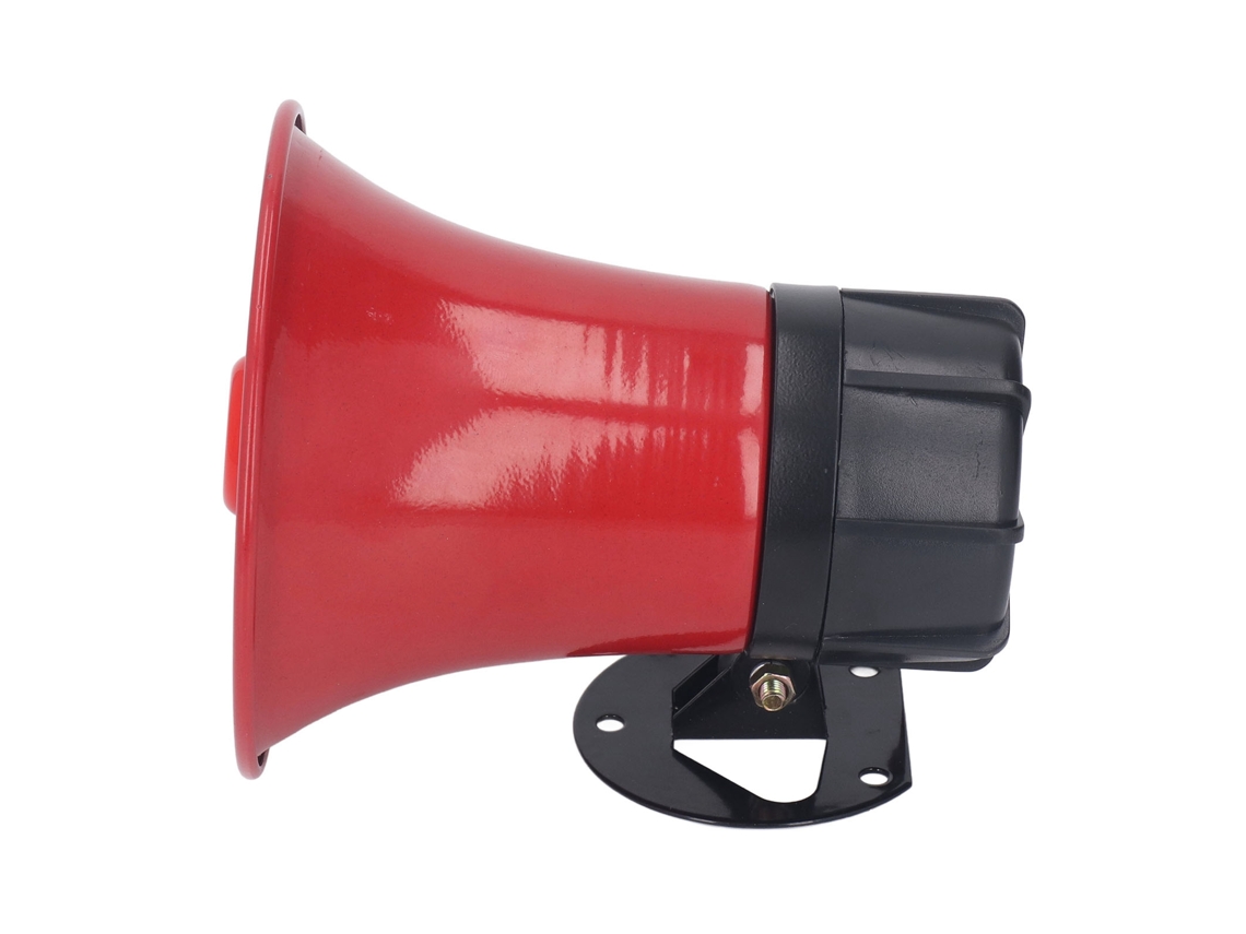 Siren De Segurança Industrial 120db 30w: Buzina De Emergência Abs Para Exterior, Porta Dc 24v