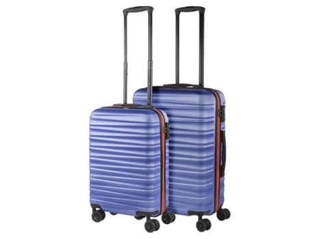 Conjunto de Malas Rígidas Abs JASLEN Oporto Azul 43X35X26 Cm