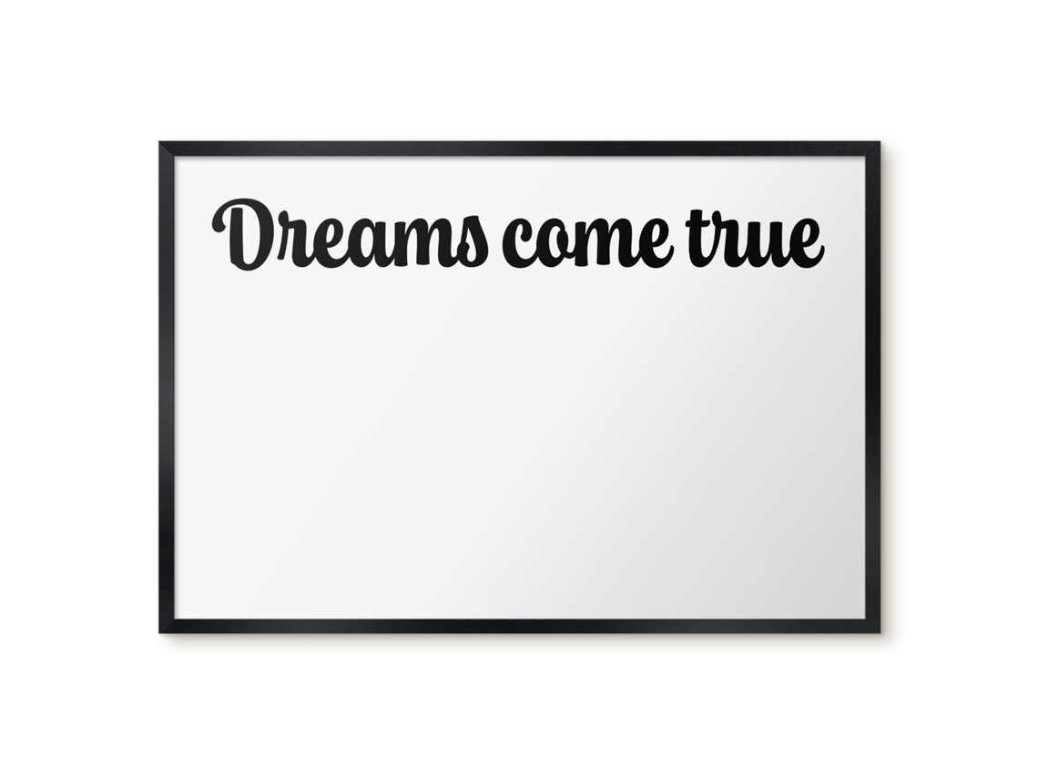 Magnetic Board Dreams Come True For The Living Room Espelharte (60x40 Cm)