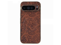 Capa Protetora Para Google Pixel 9 Pro Xl, Compatível Com Design Texturizado Galvanizado E Anti-queda