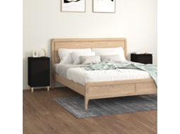 Vidaxl Mesas De Cabeceira 2pcs 40x35x70 Cm Derivados De Madeira Preto
