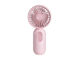 Mini Ventilador Portátil, De Mão Fofo E Leve, Pequeno Pessoal, Com 3 Velocidades Recarga Usb.
