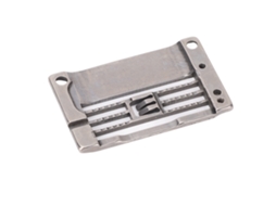 Placa de agulha em aço inoxidável VG56311 para máquina de costura plana VG888, 3 pontos, 5 linhas (substituição)