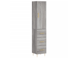 Highboard, Highboards Vidaxl Cinzeto Madeira Processada (n/a)