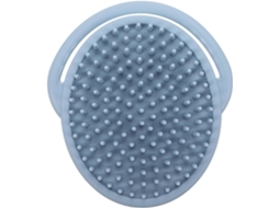 Escova De Banho, Fácil De Limpar, Design Ergonômico, Silicone Azul Para Bebês, Para Massagem Suave E Limpeza Durante O
