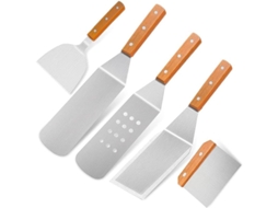Tong de cozinha Nova Line, inox e silicone, 22cm, preto